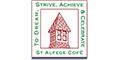 St Alfege with St Peter's Church of England Primary School logo