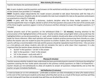 Talking about yourself in German