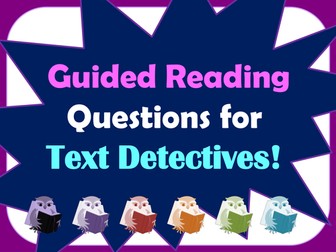 Text detectives: AF question cards for guided reading