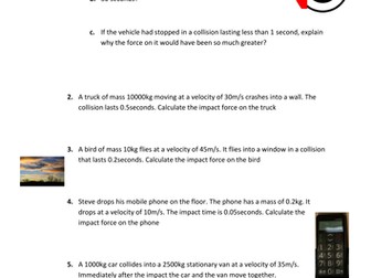 GCSE Impact Forces