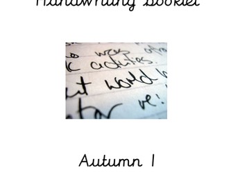 Year 1 Handwriting and Spelling booklet