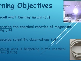 7F Combustion (Simple Chemical Reactions)