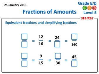Finding a Fraction of an Amount