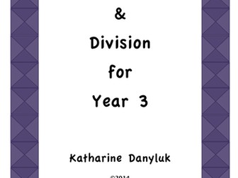 Multiplication & Division Resource Pack for Year 3