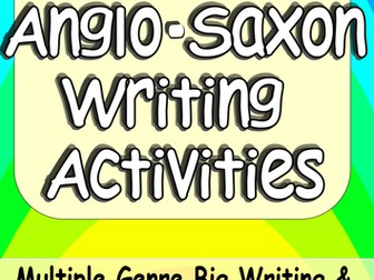 KS2 Anglo Saxon Cross-Curricula Creative/Big Writing Complete Lesson (Multiple Genre)