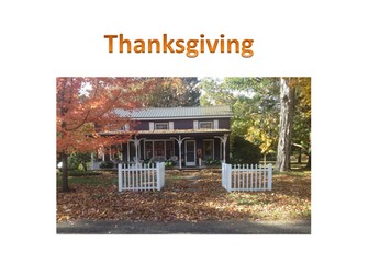 Early Years Thanksgiving PowerPoint Presentation Pack