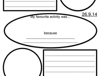 Learning log templates