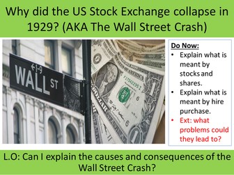 Why did Wall Street Crash in 1929?