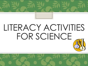 Language and Literacy Activities for Science
