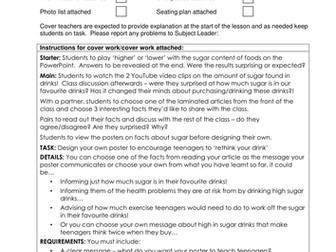 Cover Lesson - Rethink your drink sugar 