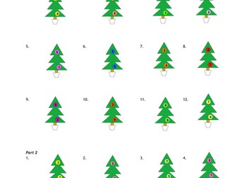 Festive Maths Pack 2 - Adding, multiplication, odd and even numbers & subtraction  