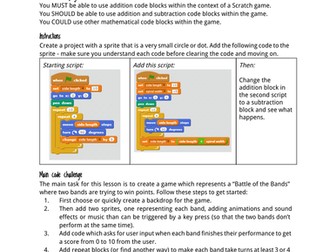 Code Lesson O1-1 Addition and Subtraction in Programming