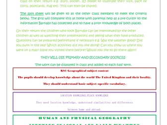 Where in the world is Barnaby Bear?