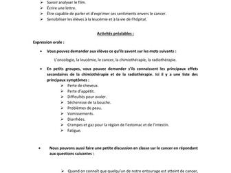 Fiche pédagogique du film Oscar et la dame rose 