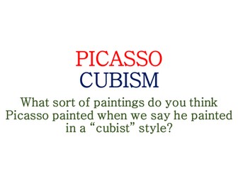 Picasso and cubism 