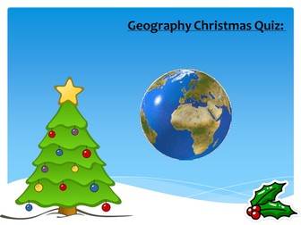 Geography Christmas Quiz