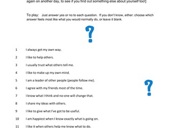 Quiz for Power Types