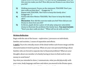 Drama Exploration - Separation and Migration
