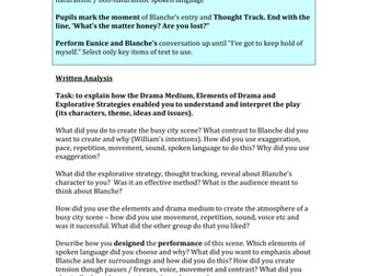 Drama Exploration - A Streetcar Named Desire