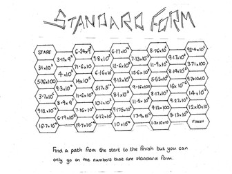 Standard form - identify path written in correct form