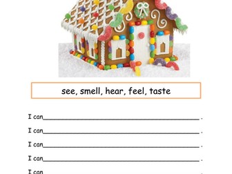 Hansel and Gretel come to a gingerbread house...