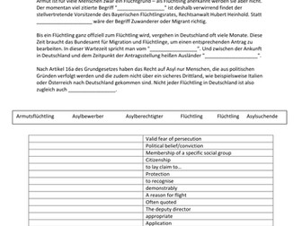 Fluchtlinge und Asylbewerber