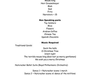 The Nutcracker Playscript