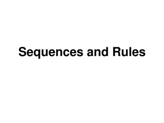 Sequences and Rules
