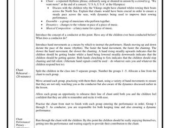 Simple Music Lesson - Viking Chant - KS2