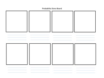 Probability Story Board (Low Ability)