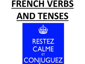 AQA GCSE French Verbs and Tenses Booklet