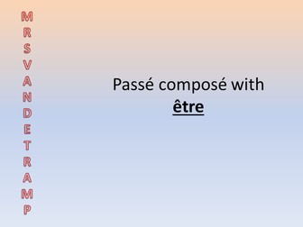 Le passé composé