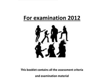 AS Music Tech booklet