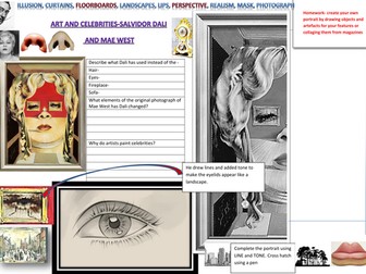 salvidor dali and mae west