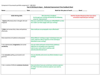 marking and feedback