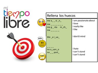 Tiempo Libre: hobbies, opinions and justifications