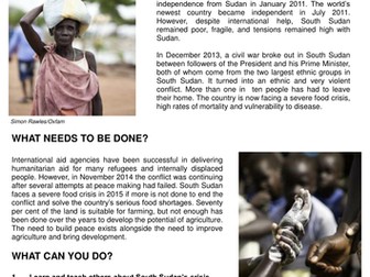 South Sudan: The Unseen Emergency