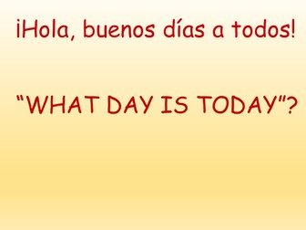 setting routines2: day, date and weather