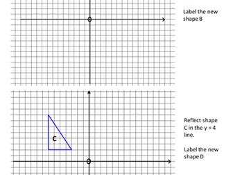 Reflection in a given line