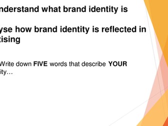 Advertising and Brand Values - Full Lesson