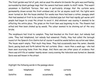 Literal, inferential, evaluative questions