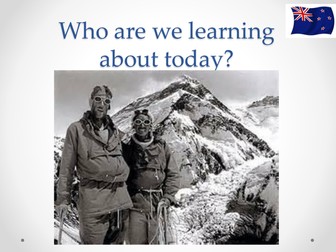 Edmund Hillary Mount Everest PowerPoint KS1