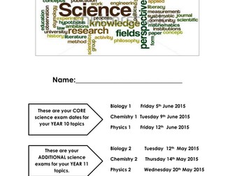Intervention booklets for AQA GCSE Science