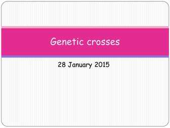 Genetic crosses