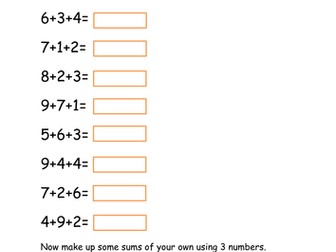 Adding three numbers