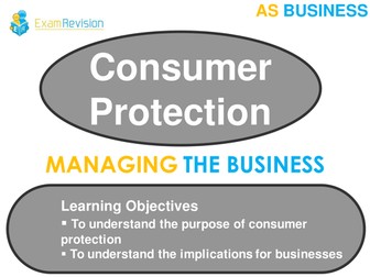 Consumer Protection