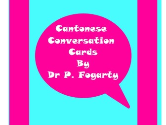 57 Cantonese Setting Cards For Conversation Practice