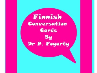 57 Finnish Setting Cards For Conversation Practice