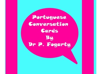 57 Portuguese Setting Cards For Conversation Practice