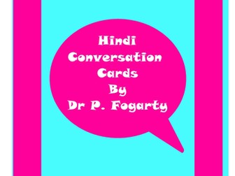 57 Hindi Setting Cards For Conversation Practice